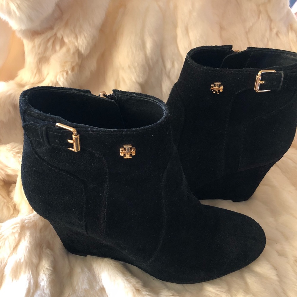 Tory Burch Black suede Booties